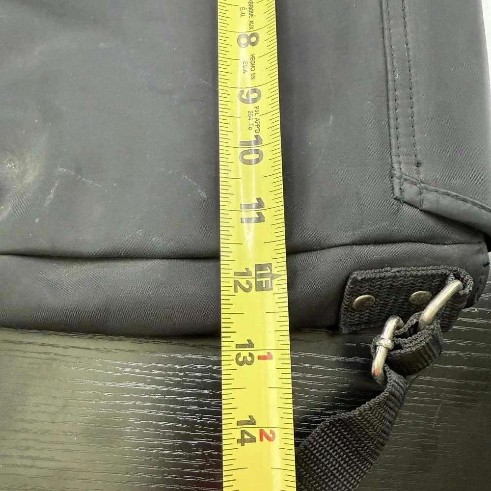 Disney Eeyore Graphic‎ Black Nylon Crossbody Messenger Tote Bag